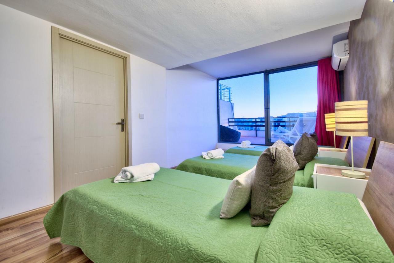Spinola Court - Stunning Seaview Apartment & Penthouse On Spinola Bay By Shortletsmalta Saint Julian's Exterior photo